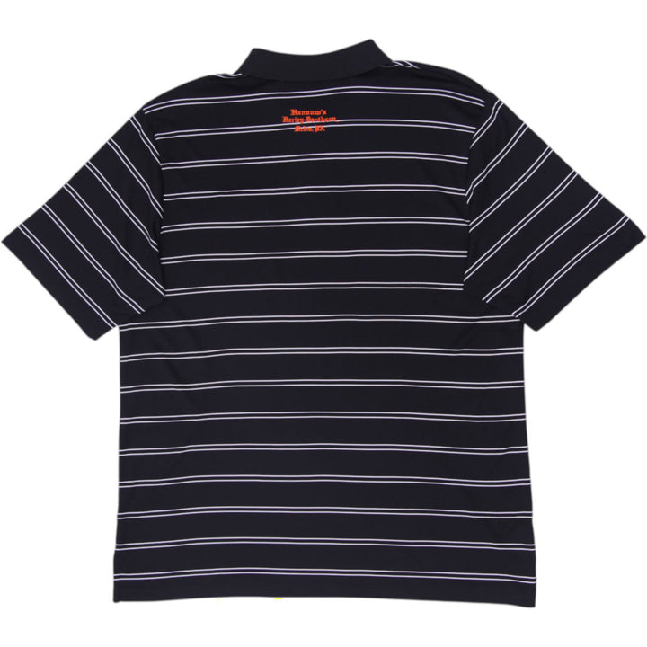 Mens Harley Davidson Striped Short-Sleeve Polo T-Shirt Size XL