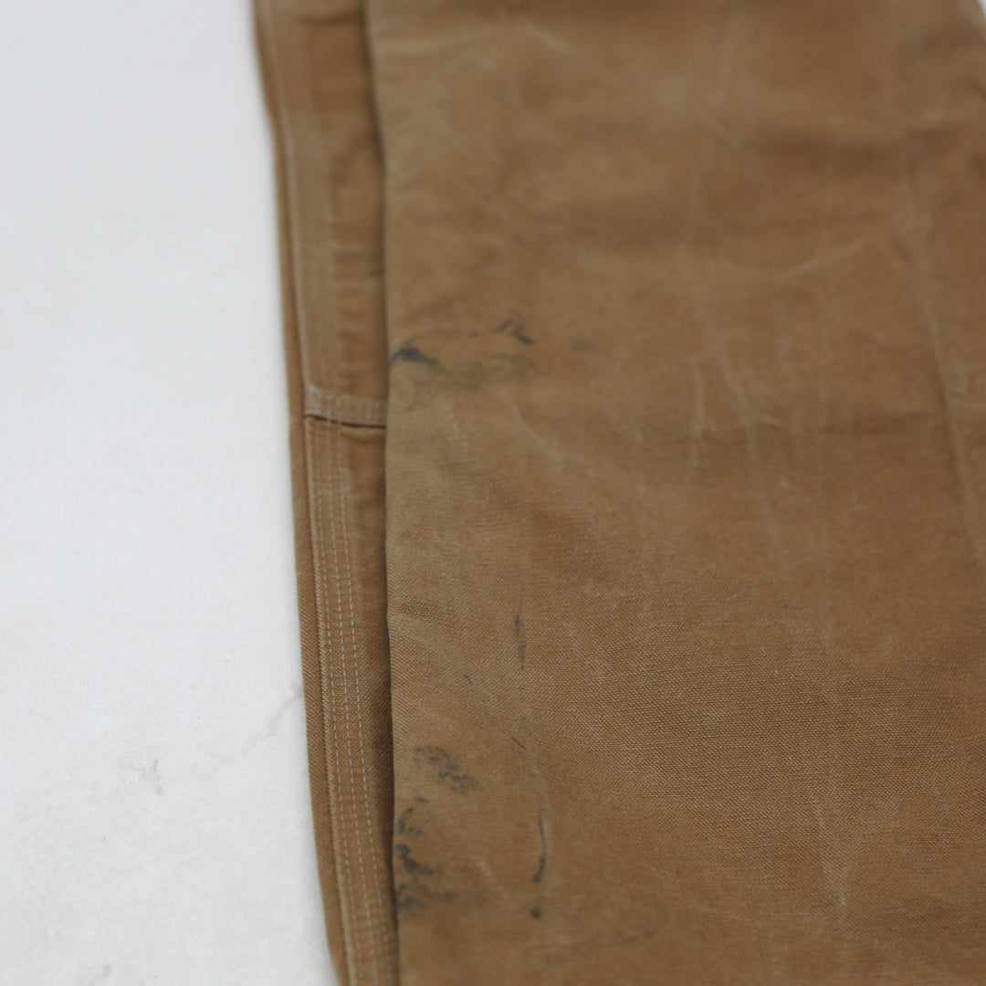 Mens Carhartt B01-BRN Loose Original Fit Double Knee Carpenter Pants - Fashion Rerun Vintage Migration_Pants