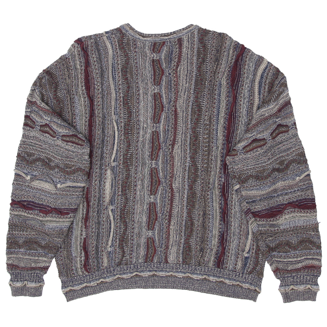 Shop Vintage Croft & Barrow Coogi Style 3D Knit Sweater L