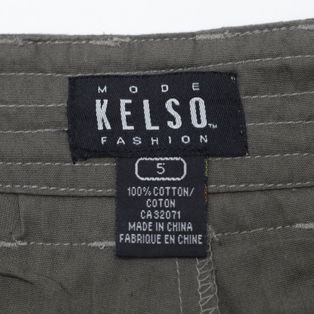 Y2K Ladies Mode Kelso Cargo Utility Mini Skirt Size 5