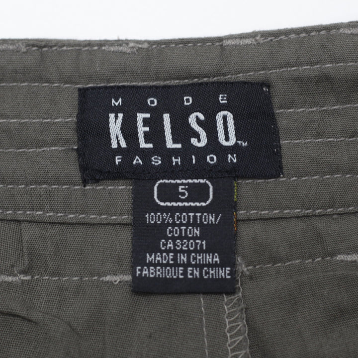 Y2K Ladies Mode Kelso Cargo Utility Mini Skirt Size 5