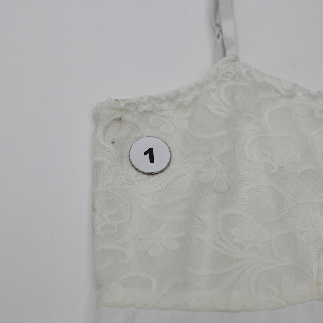 Y2K Ladies Camisole Lace Layered Strappy Top Size XS