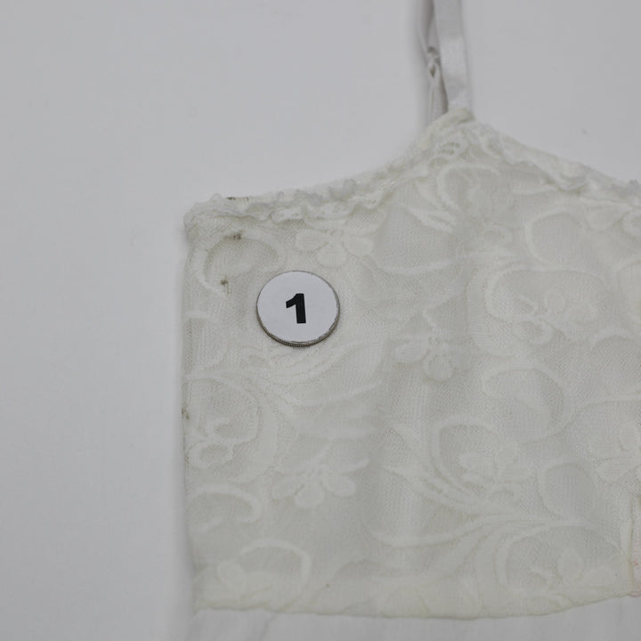 Y2K Ladies Camisole Lace Layered Strappy Top Size XS