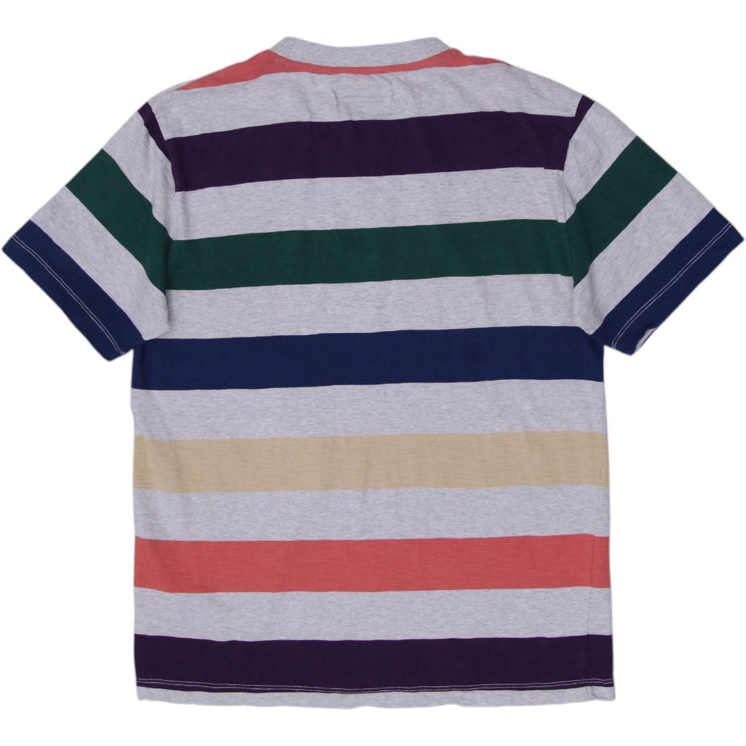 Mens Guess Originals Striped T-Shirt Multi Color Casual Tee