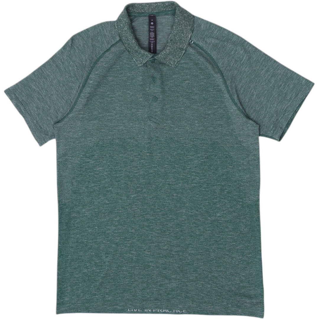 Mens Lululemon Metal Vent Tech Short Sleeve Polo T-Shirt Size M