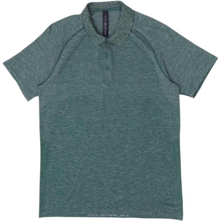Mens Lululemon Metal Vent Tech Short Sleeve Polo T-Shirt Size M