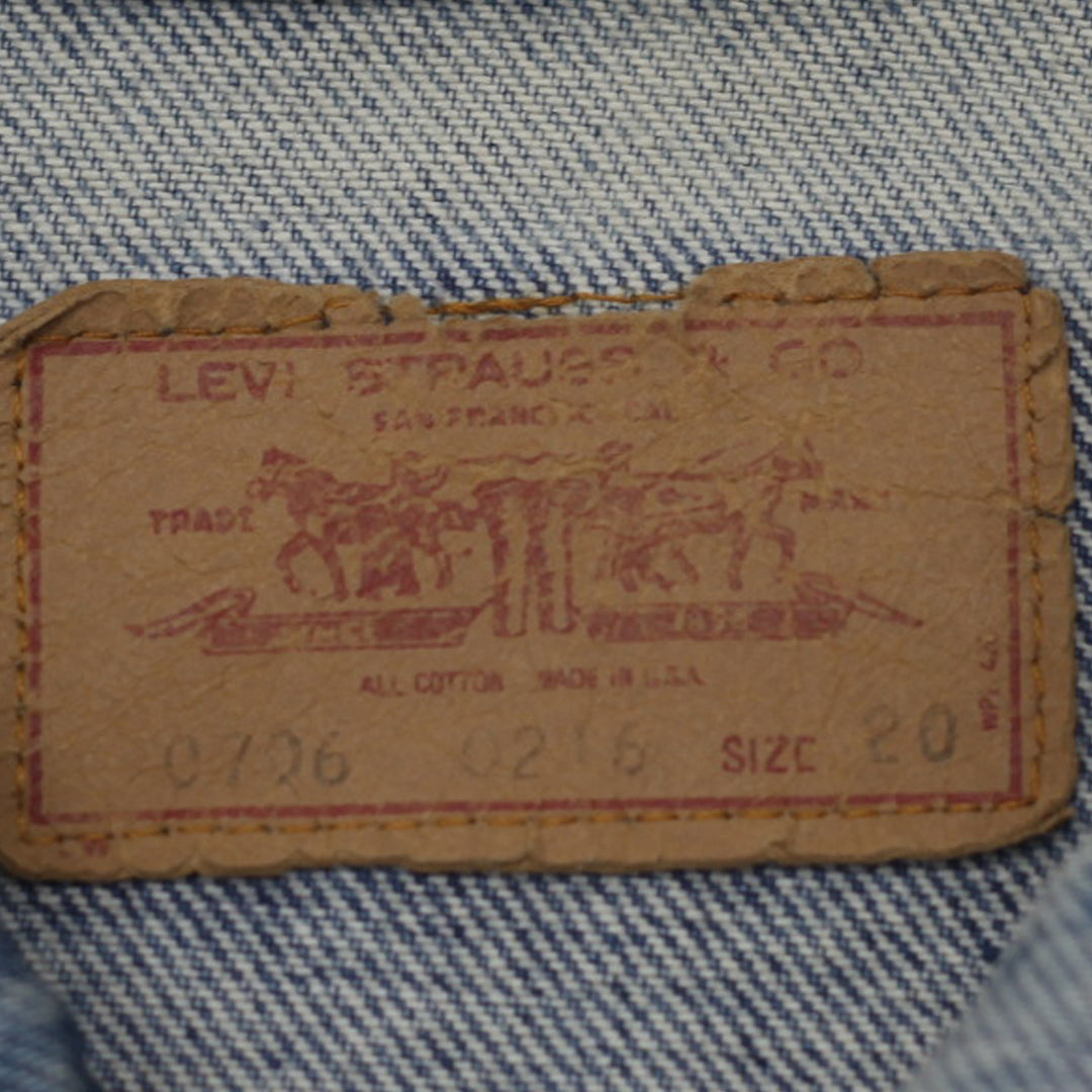Vintage Levi Strauss 70726-0216 Trucker Denim Jacket Distressed - Fashion Rerun Vintage Migration_Jacket