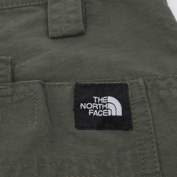 Mens The North Face Size 34 Olive Green Nylon Outdoor Hiking Shorts
