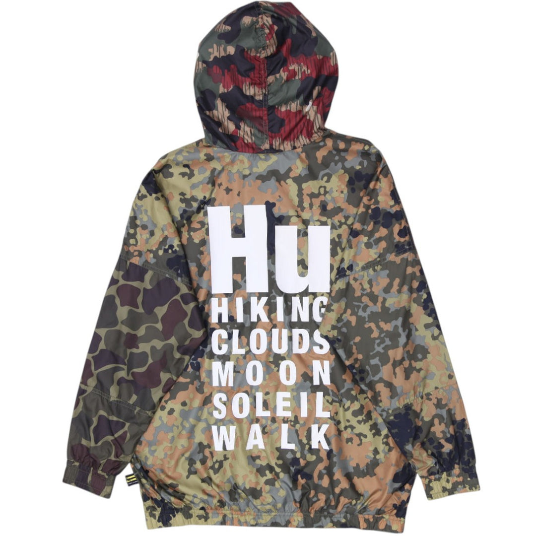 Mens Adidas Windbreaker Camo Lightweight Hooded Pullover