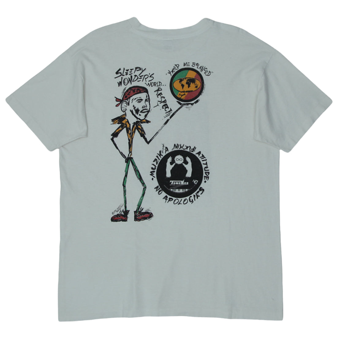 Shop Vintage Rancid Band Fall Back Down T-Shirt Fruit of the Loom