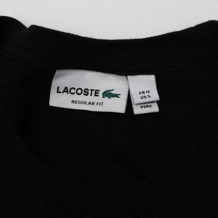 Y2K Ladies Lacoste Graphic Logo Cotton Crew Neck Tee Size S | Migration_Y2K Tops - Back View | Fashion Rerun