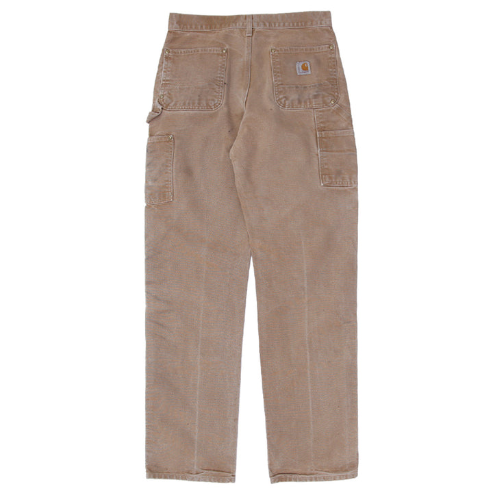 Mens Carhartt B01 BRN Loose Original Fit Double Knee Work Pants