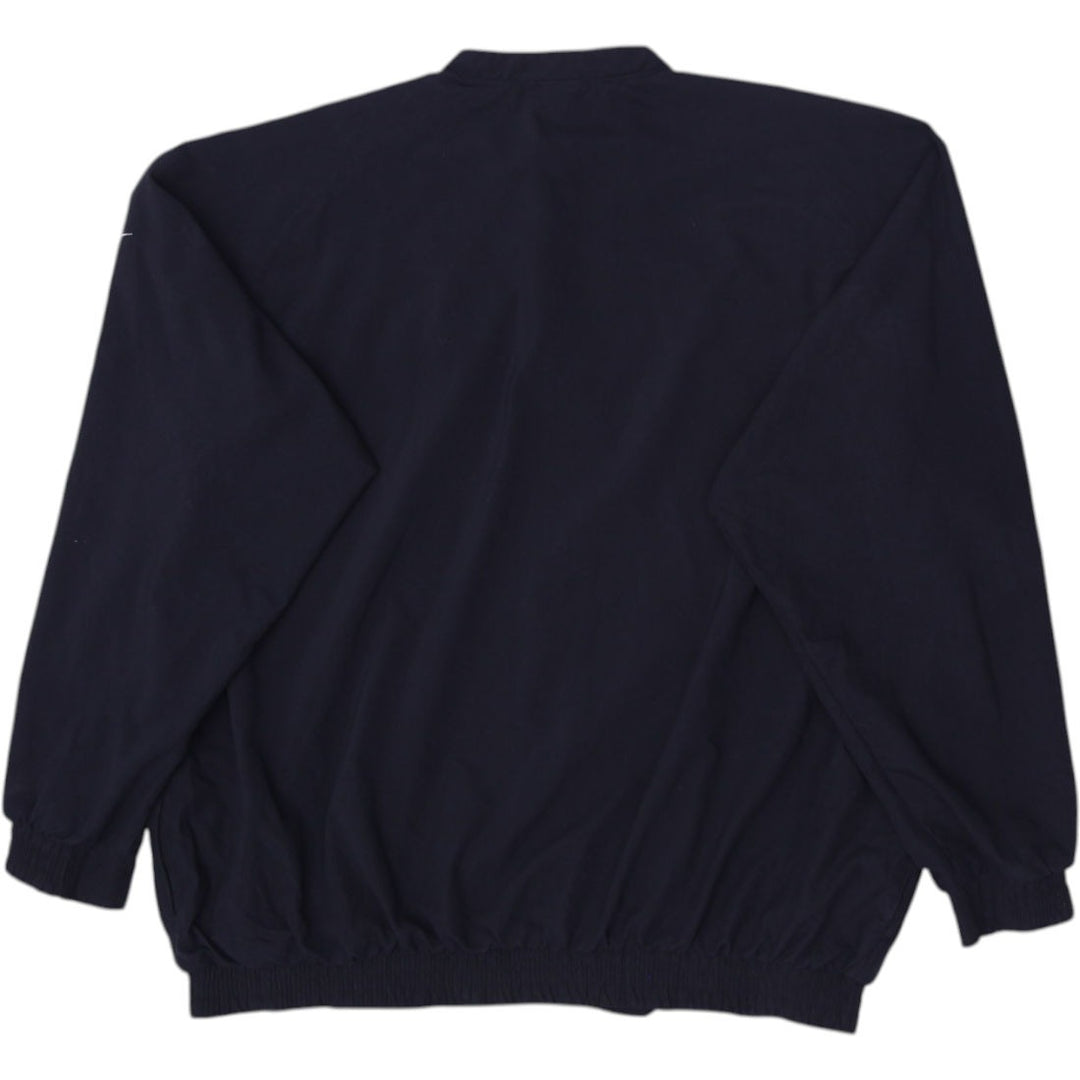 Vintage Nike Quarter Button Black Pullover Jacket XL | Migration_Jackets - Side View | Fashion Rerun