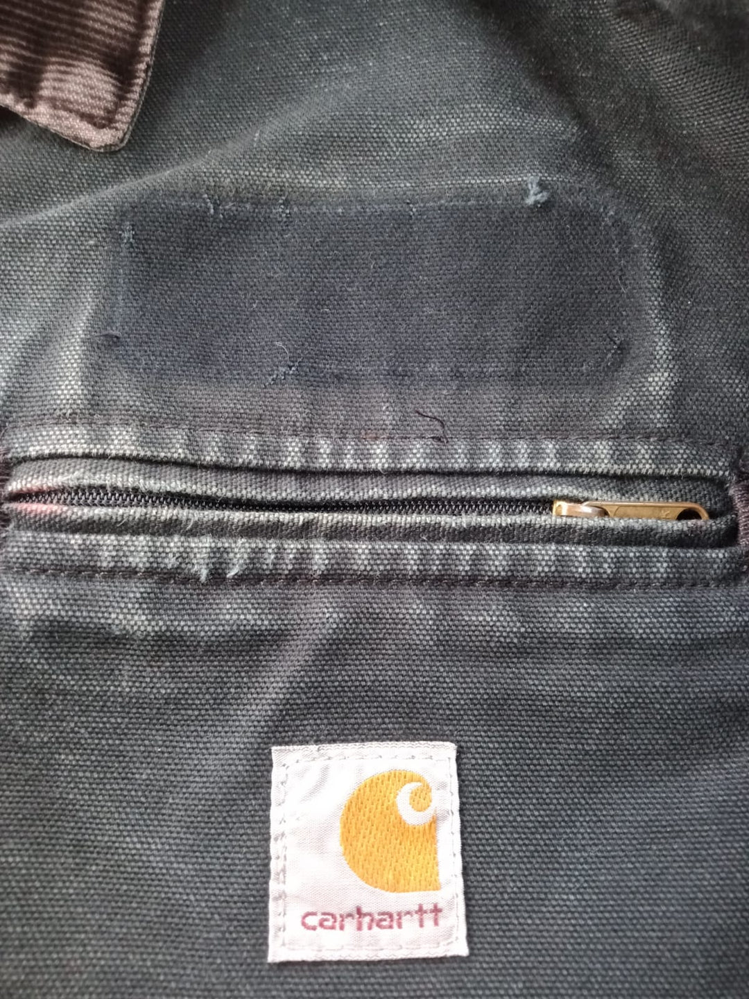 Vintage Carhartt J01 BLK Blanket Lined Detroit Jacket Made In The USA