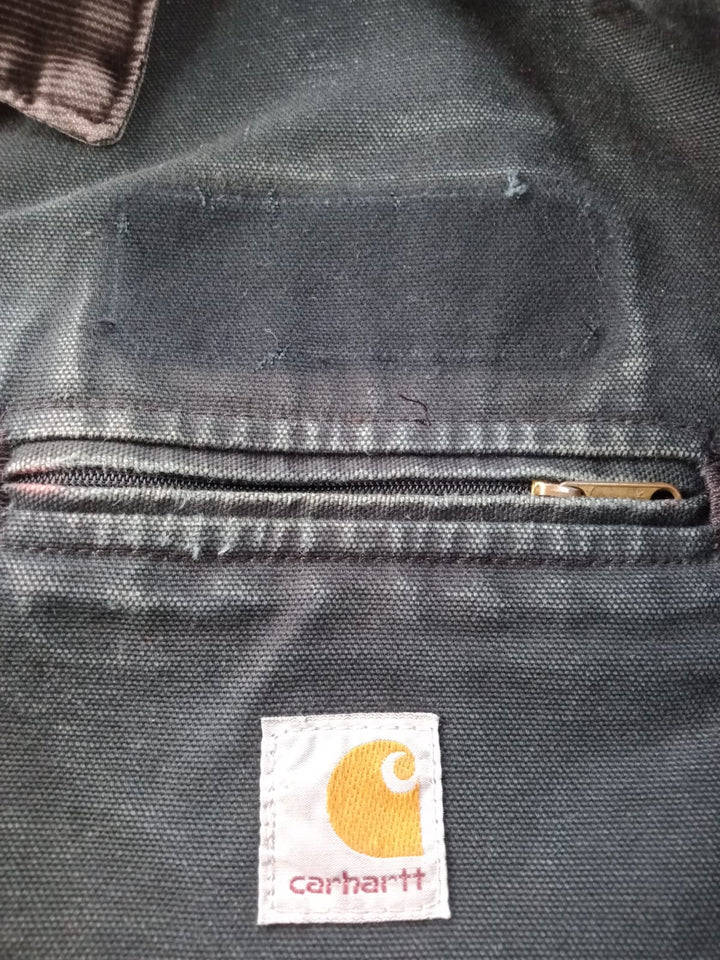 Vintage Carhartt J01 BLK Blanket Lined Detroit Jacket Made In The USA