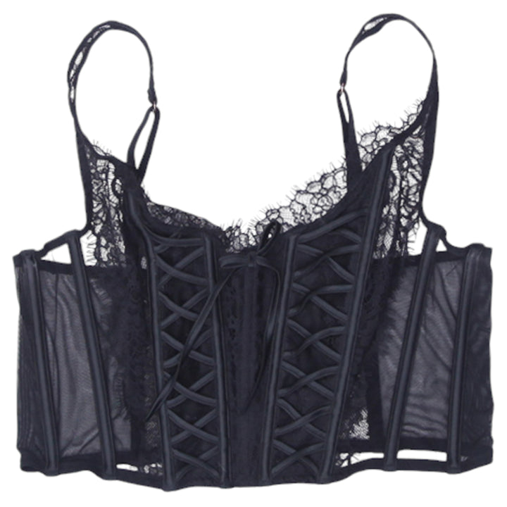 Ladies Victoria's Secret Lace Corset - Fashion Rerun Vintage Migration_Blouse