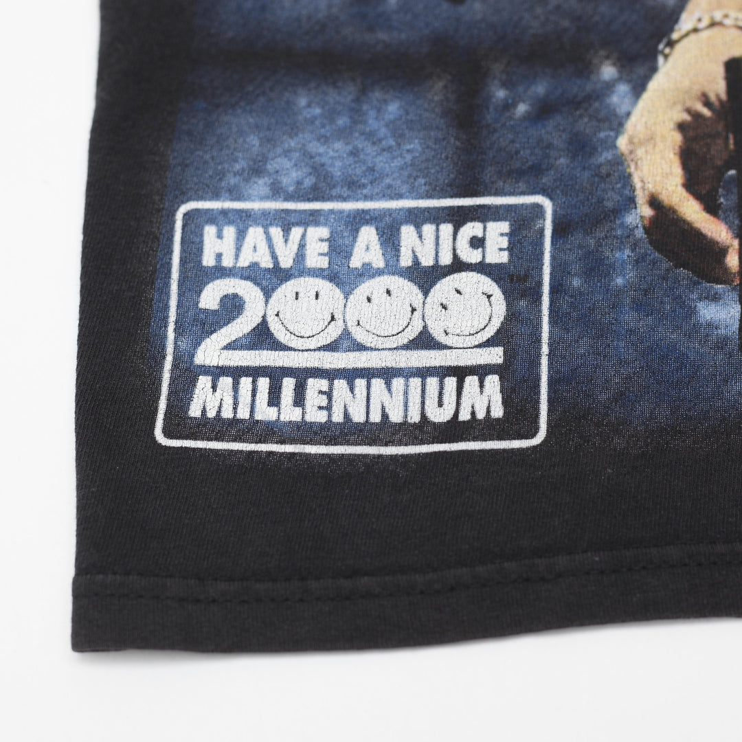 Vintage 2000 The Rock WWF Attitude The Millennium T-Shirt Size XL