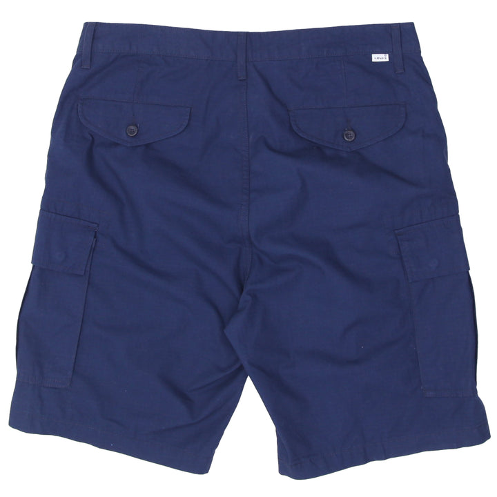 Mens Levi Strauss Ripstop Cargo Shorts Navy - Fashion Rerun Vintage Migration_Shorts