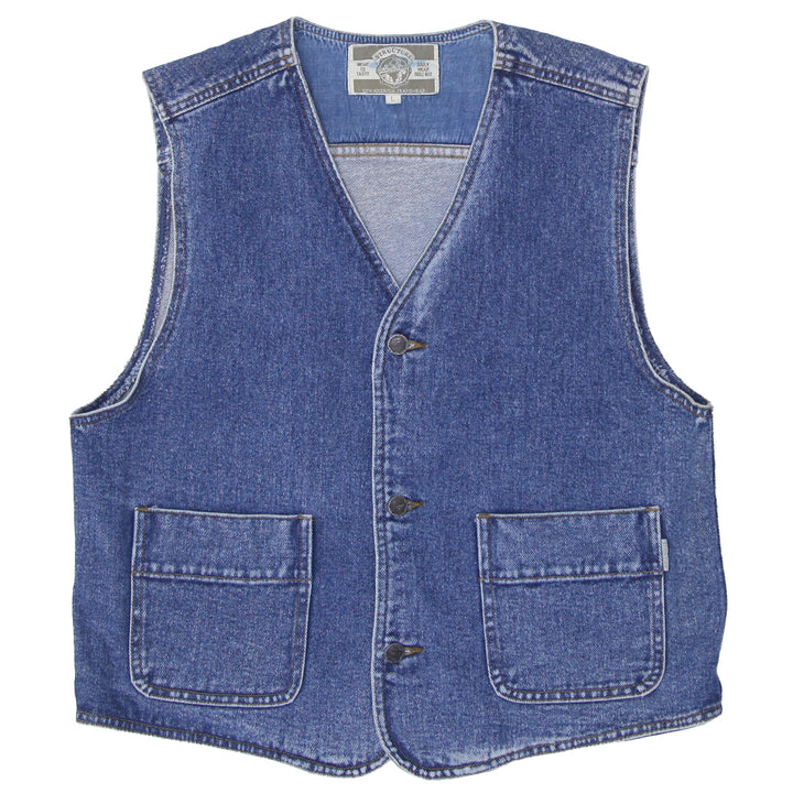 Vintage Structure New America Jeanswear Denim Vest - Fashion Rerun Vintage Migration_Jacket