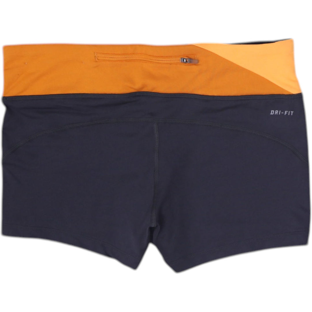 Ladies Nike Dri-FIT Colorblock Low-Rise Running Shorts Size M