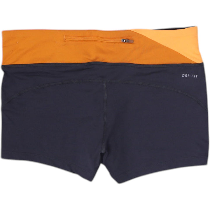 Ladies Nike Dri-FIT Colorblock Low-Rise Running Shorts Size M