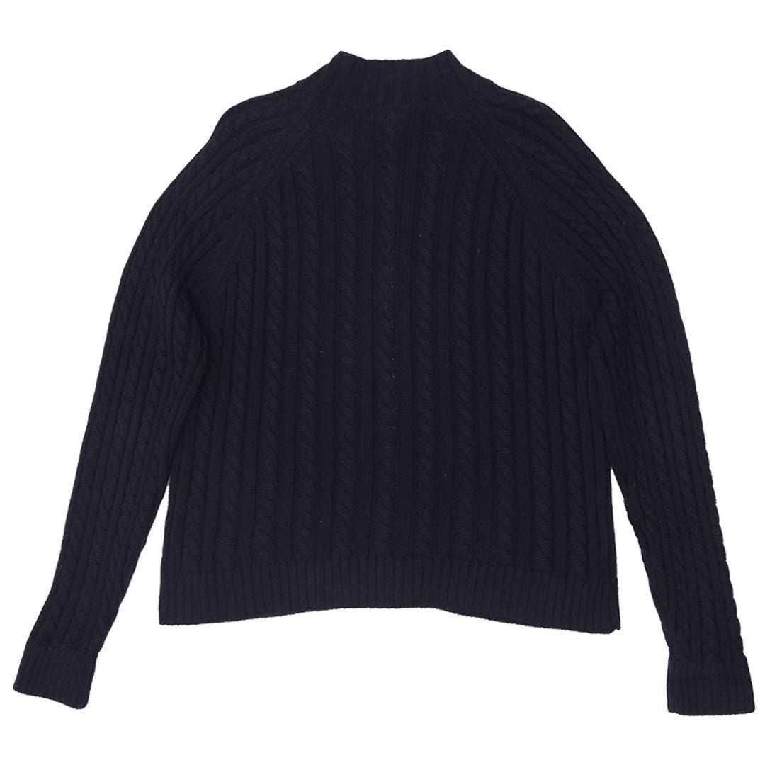 Mens Splendor Cable Knit Full Zip Sweater - Fashion Rerun Vintage Migration_Sweaters