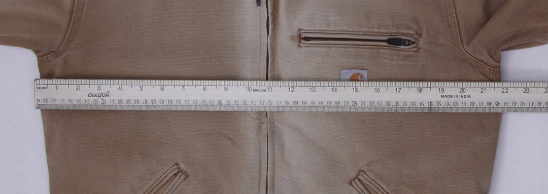 Vintage Carhartt 104392-BRN Sherpa-Lined Hooded Detroit Jacket Size S | Migration_Jackets WW Collection - Vie | Fashion Rerun