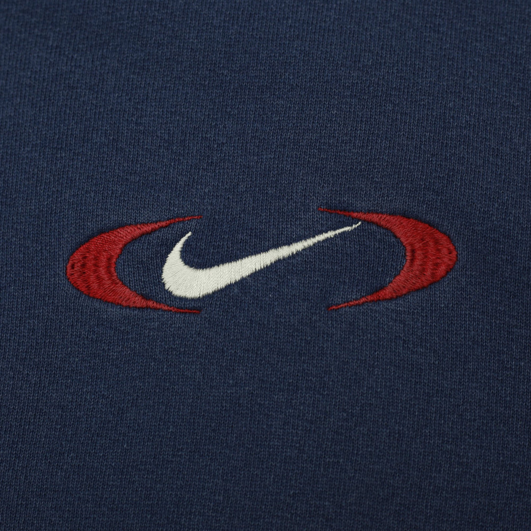 Vintage Nike Embroidered Swoosh Sweatshirt Size XL | Migration_Sweatshirts - Detail View | Fashion Rerun