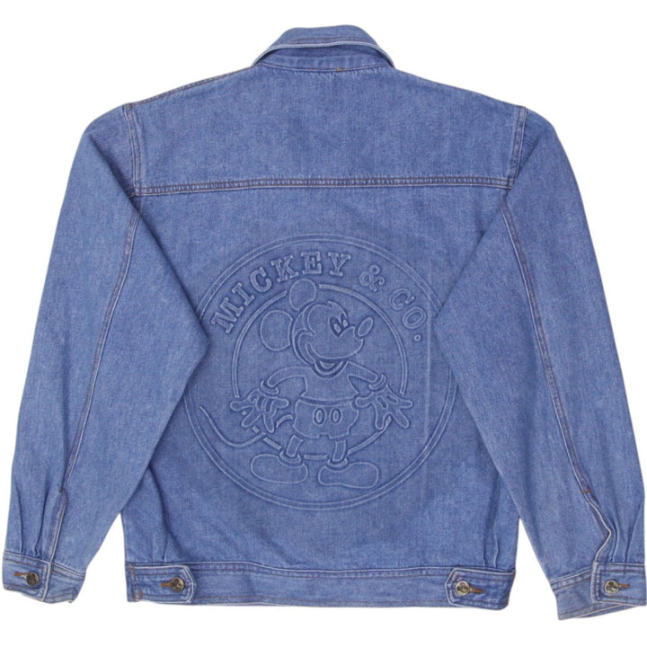 Mens Mickey & Co Denim Button Denim Jacket
