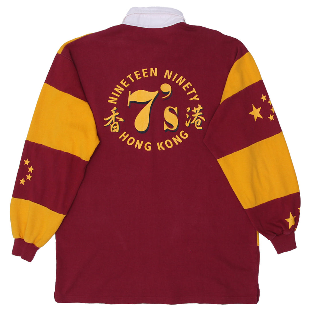 Maillot de rugby vintage 1994 Hong Kong Colorblock by Mad Dogs taille Maillot de rugby vintage 1994 Hong Kong Colorblock by Mad Dogs taille