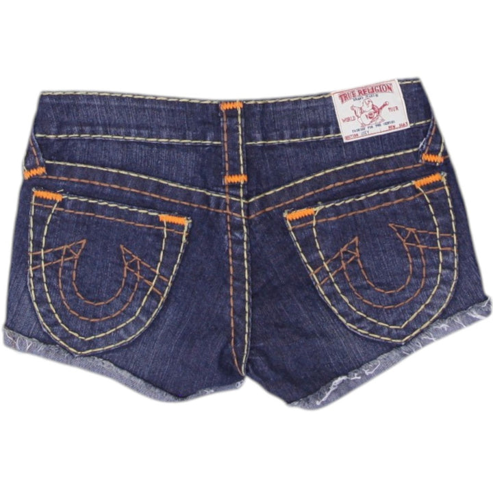 Y2K Ladies True Religion Section Joey Made In USA Denim Short Size 26
