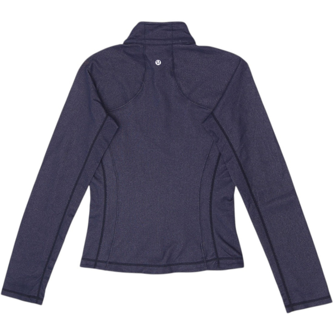 Ladies Lululemon Athletica Forme Heathered Full Zip Track Jacket Size 6