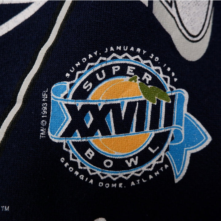 Vintage Dallas Cowboys Back to Back Super Bowl Champions 1993 Sweatshirt