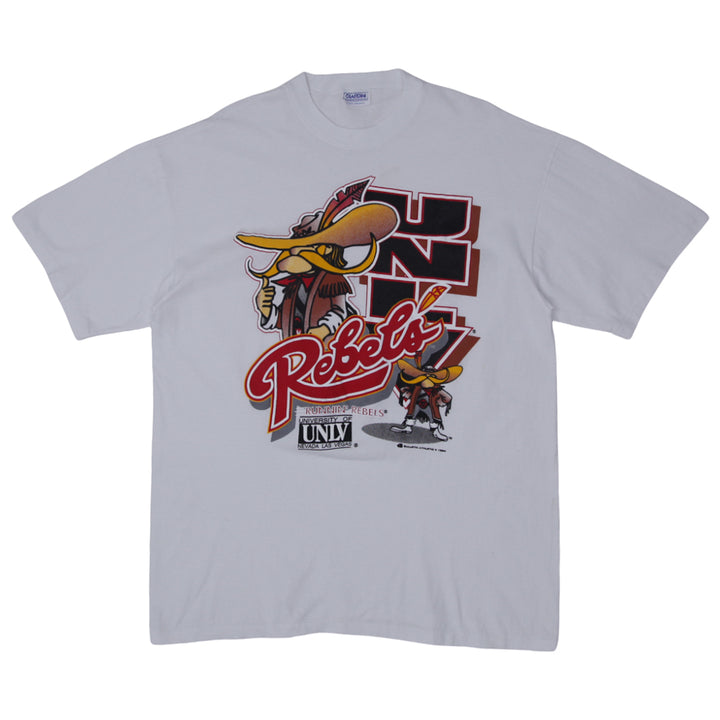 1994 Vintage University Of Nevada Las Vegas Rebels T-Shirt Single Stitch XL - Fashion Rerun Vintage Migration_T-Shirt