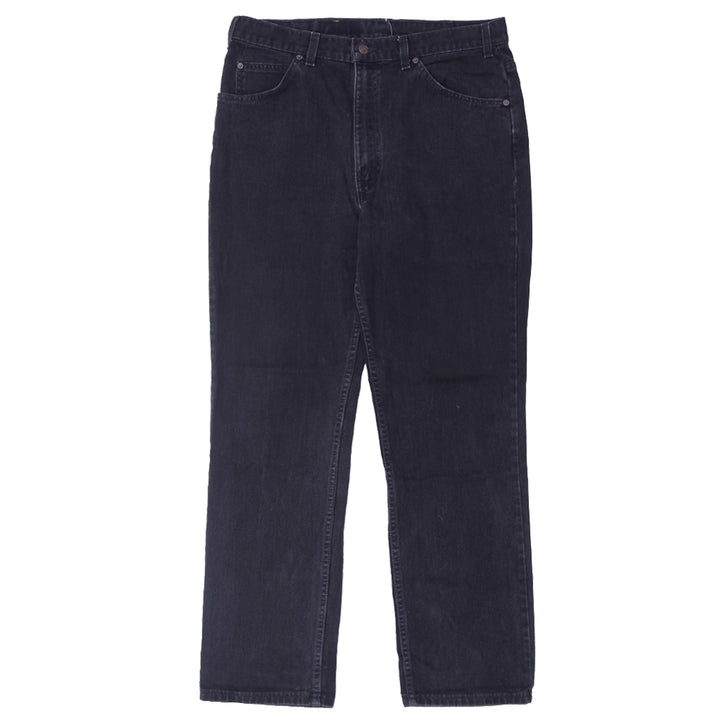 Vintage Mens Levi's 501 Black Straight Leg Denim Jeans