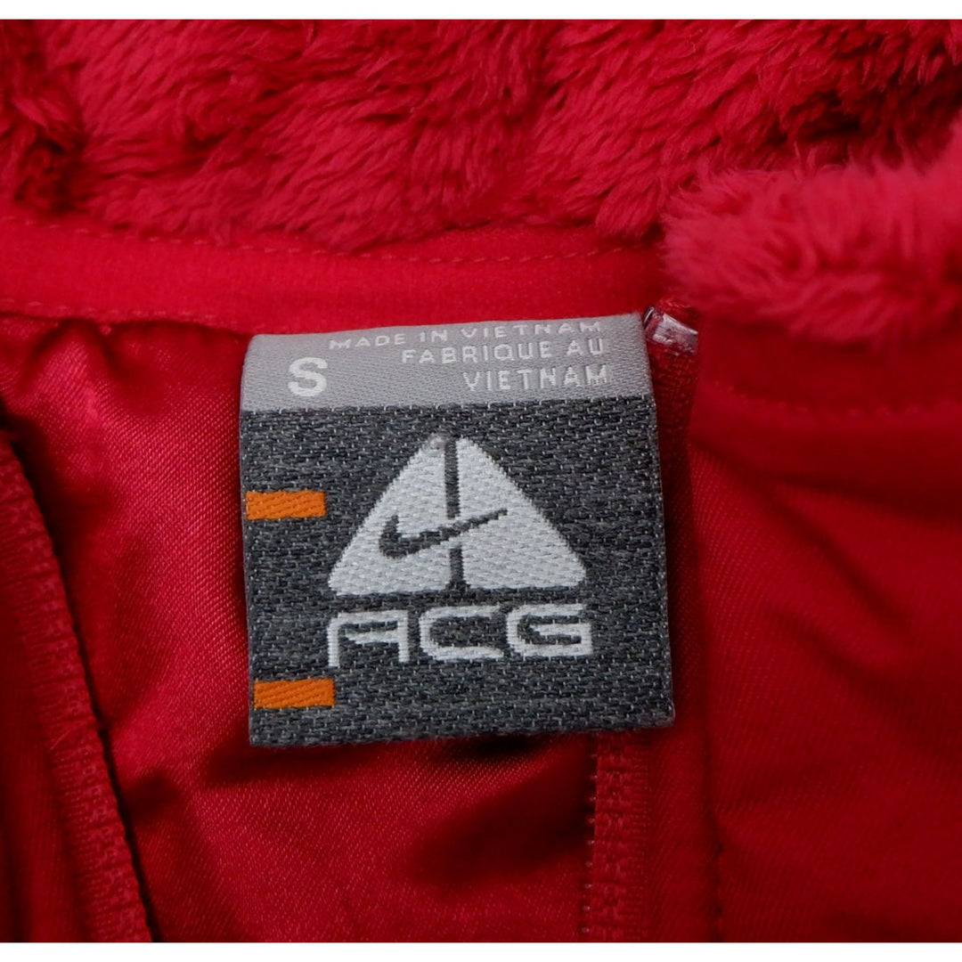 Vintage Nike ACG Vest Silk Lined Warm Women's Vest Size Small Red
