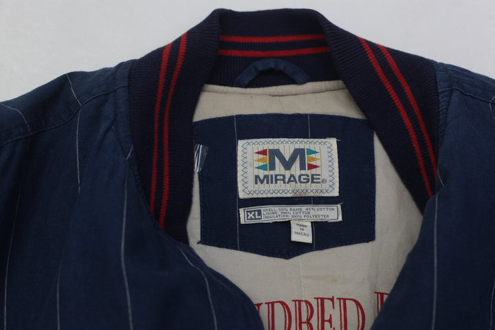 Cleveland Indians Mirage Cooperstown Collection 1948 Chief Wahoo Logo Jacket Vintage