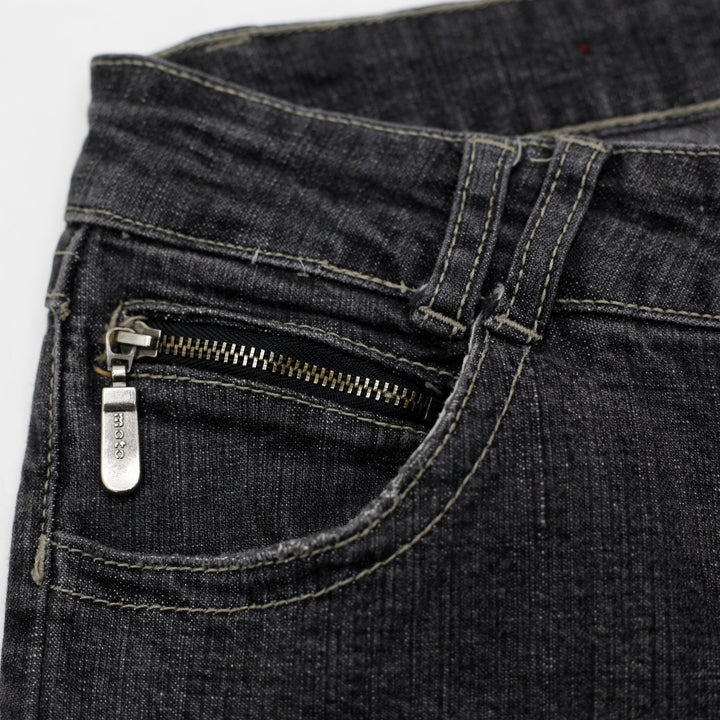 Y2K Ladies MOTO Low Rise Flare Jeans Size 28