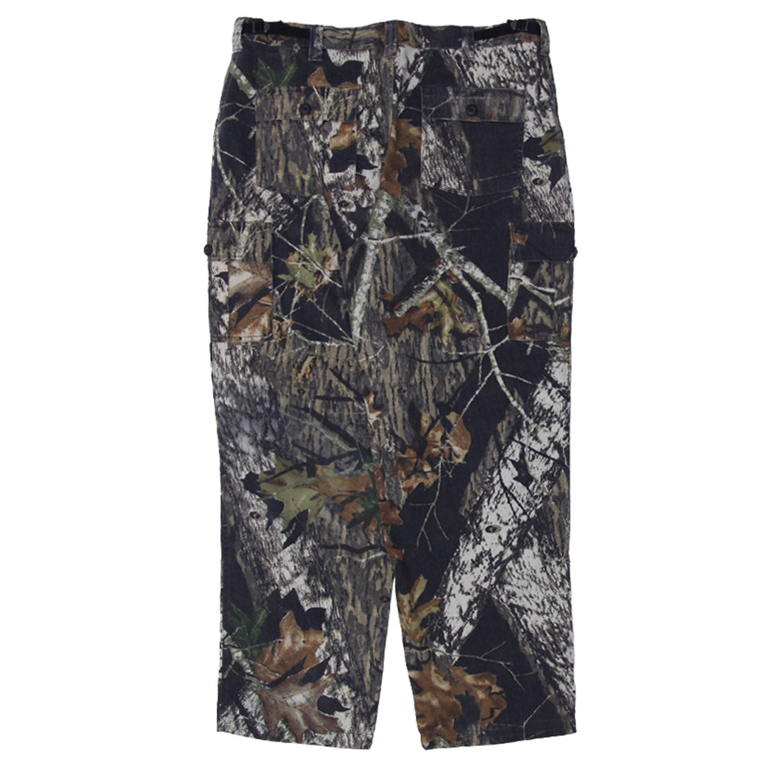 Mens Mossy Oak Filed Staff Camo Forest Cargo Pants