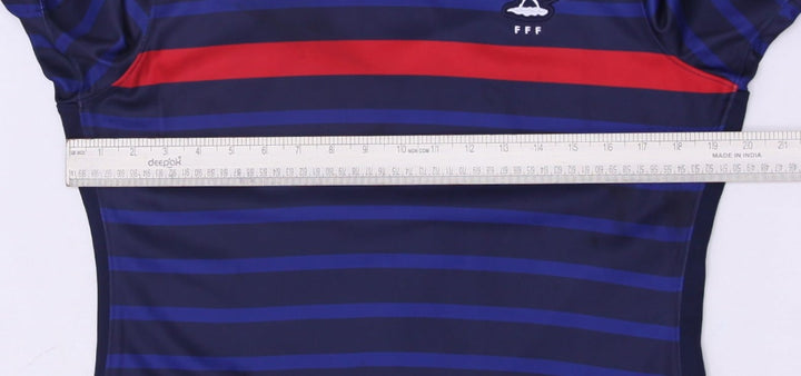 Ladies Nike FFF France 2020 Soccer Navy Striped Jersey L | Migration_Jerseys - View 11 | Fashion Rerun
