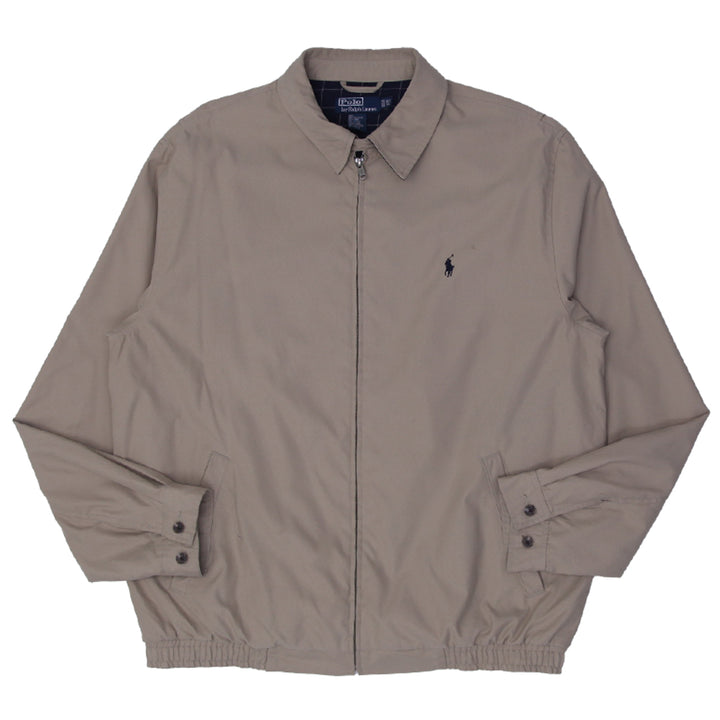 Vintage Polo By Ralph Lauren Plaid Lining Harrington Jacket