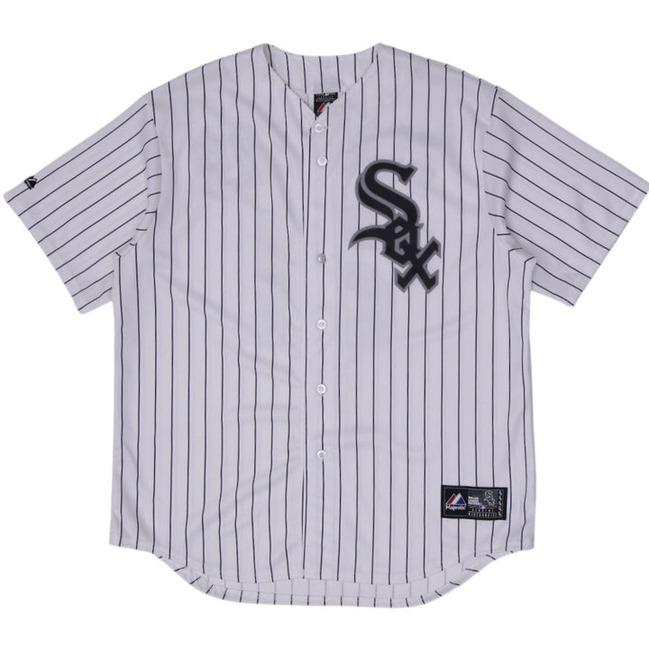 Majestic Chicago White Sox Flowers #21 Pinstripe Jersey Size XL | Migration_Jerseys | Fashion Rerun