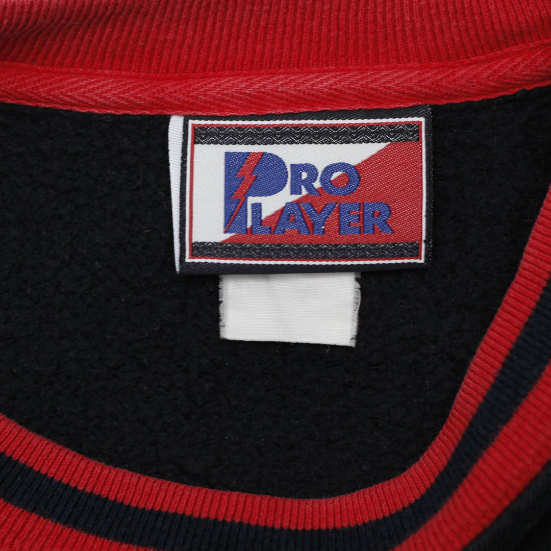 Vintage 90s Chicago Bulls Pro Player Black Crewneck Sweatshirt