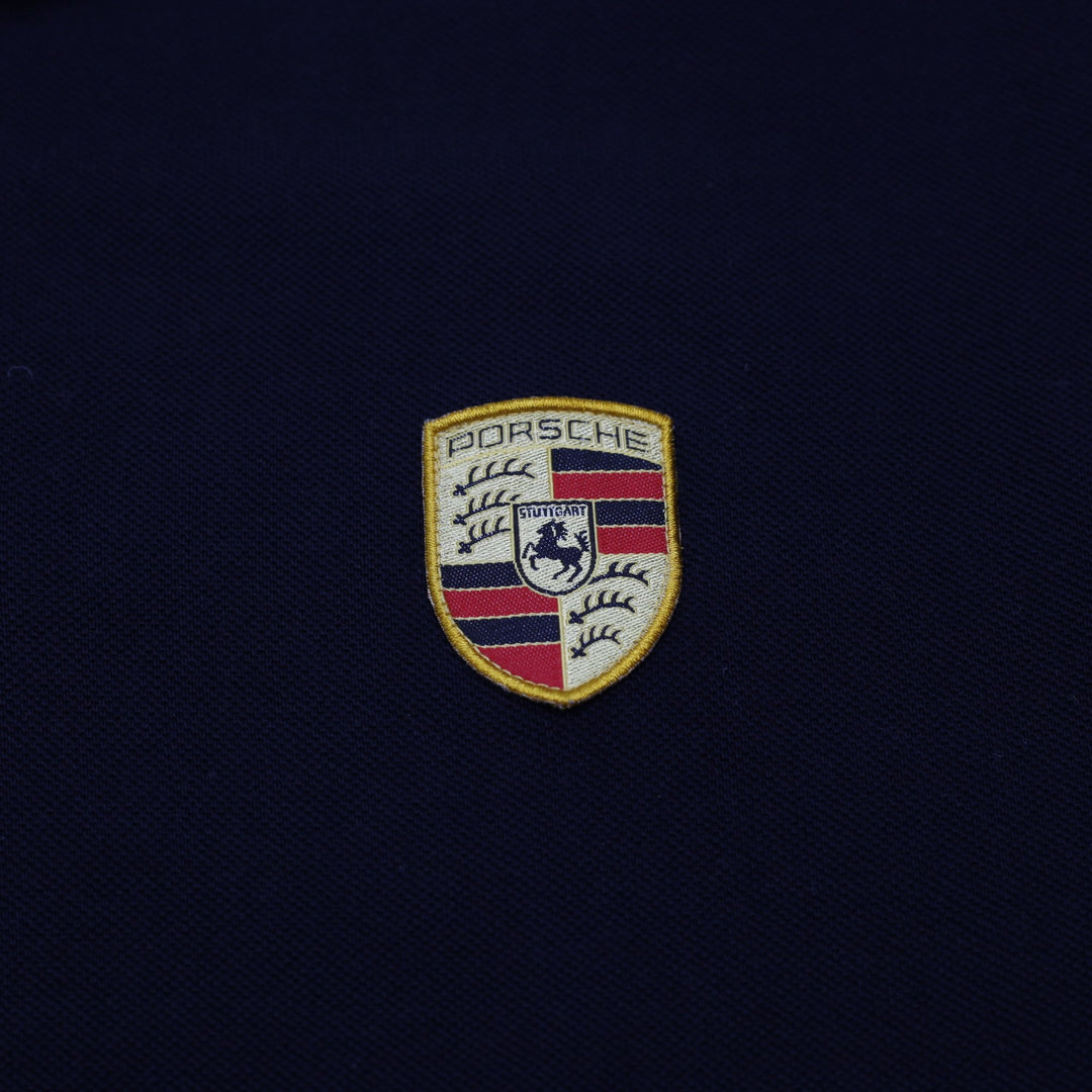 Mens Porsche Black Polo T-Shirt  Size US: M, EU: L