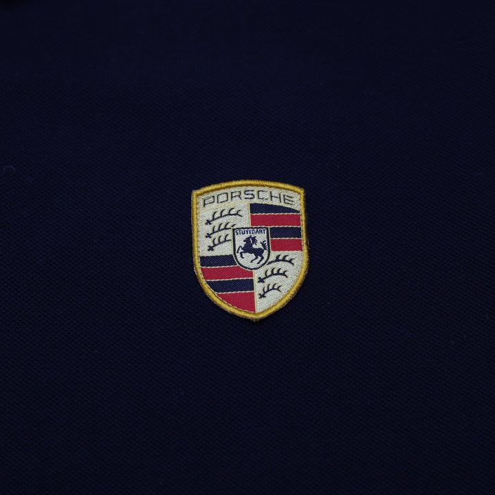 Mens Porsche Black Polo T-Shirt  Size US: M, EU: L