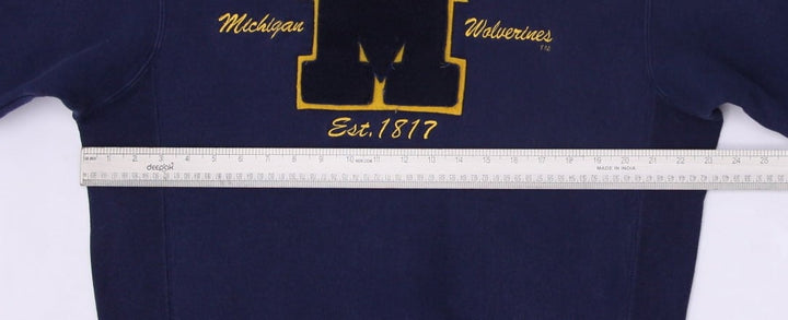 Vintage 90s University of Michigan Varsity Letterman Spell Out Sweatshirt Large | Migration_Sweatshirts - Alt | Fashion Rerun