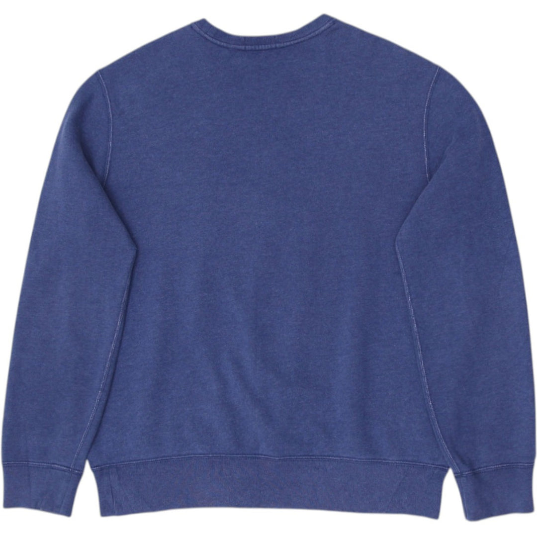 Mens Polo Ralph Lauren Blue Embroidered Logo Crewneck Sweatshirt L