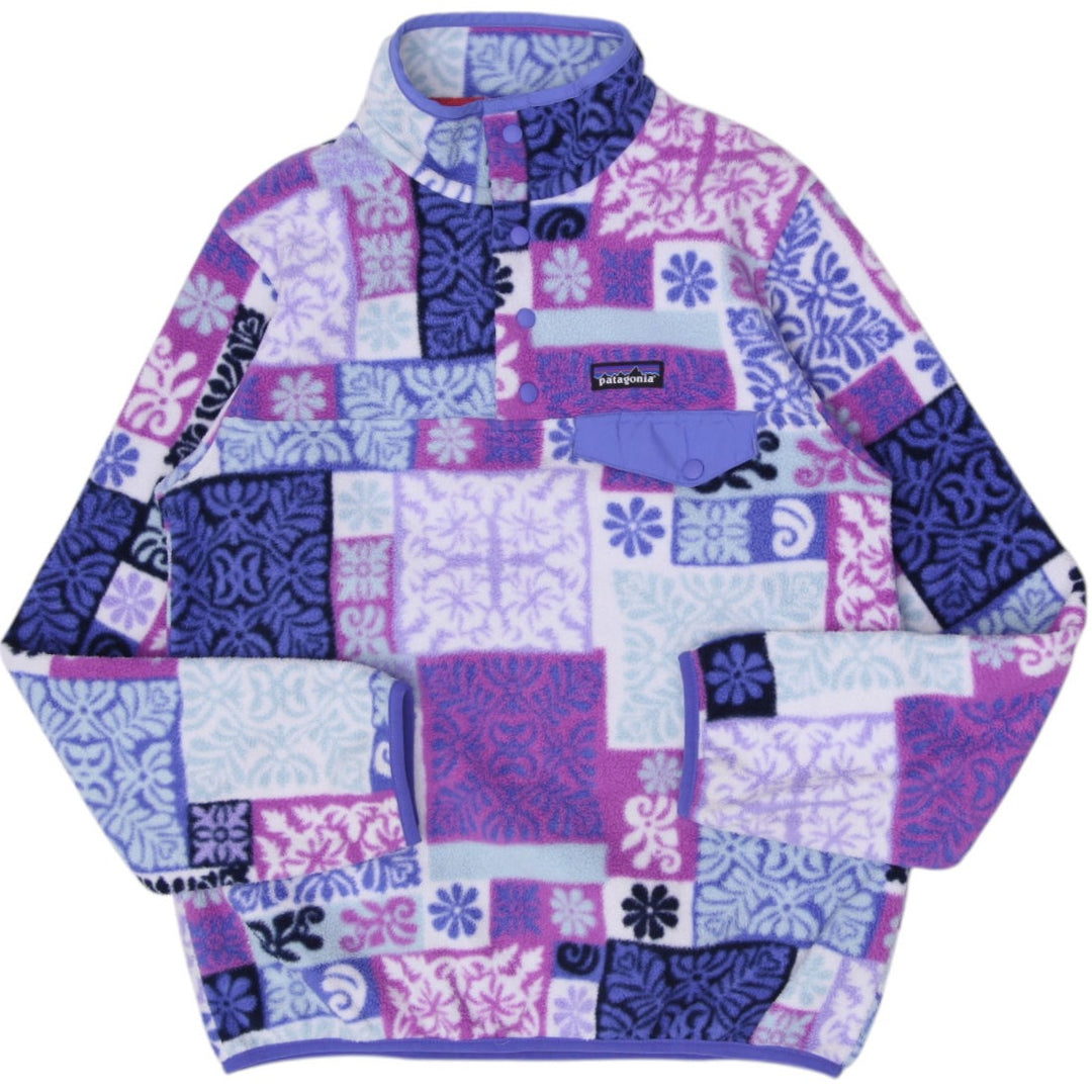 Ladies Patagonia Lightweight Synchilla Snap-T Fleece Pullover Size S