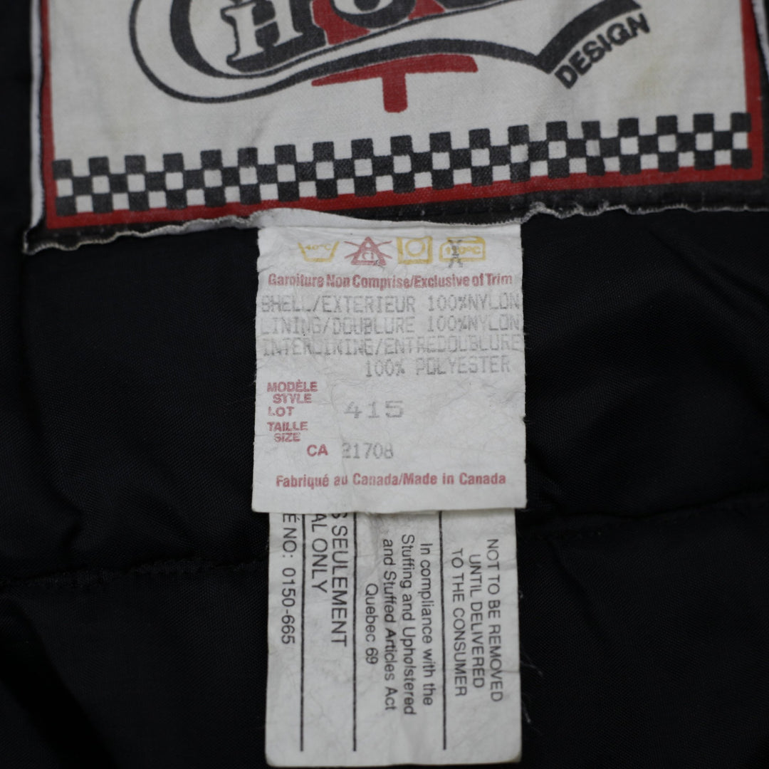 Vintage Choko Lite Racing Jacket Mens Black Red Purple Snowmobile Coat