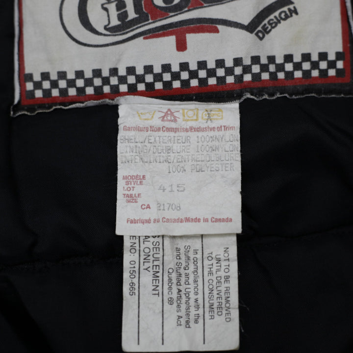 Vintage Choko Lite Racing Jacket Mens Black Red Purple Snowmobile Coat